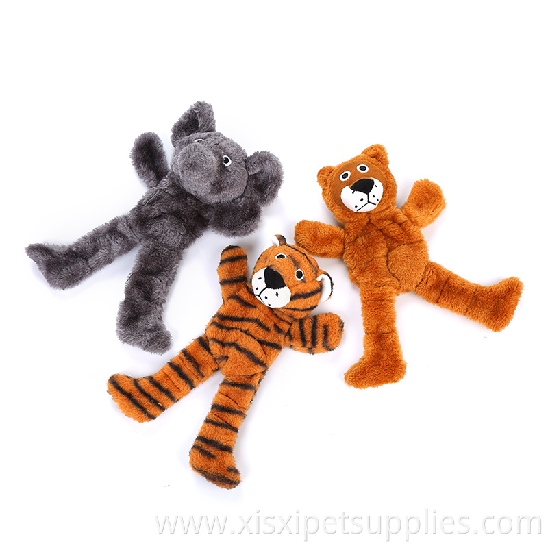 Best selling cute plush lion elephant bear bite resistant dog toy